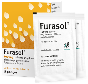 Treat infection and prevent   <br> spread of infection with Furasol<sup>®</sup>